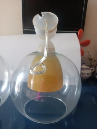 Lámparas de cristal esféricas