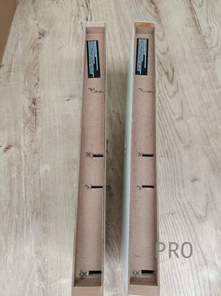 BONTEC Scaffali a Parete, Confezione da 2 Ripiani da Bagno, Bianco
