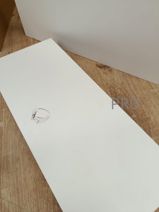 BONTEC Scaffali a Parete, Confezione da 2 Ripiani da Bagno, Bianco