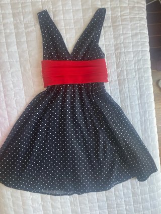 Lote 3 vestidos retro lunares T38 pin up