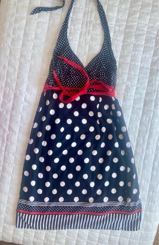 Lote 3 vestidos retro lunares T38 pin up