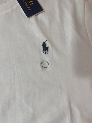Camiseta Polo Ralph Lauren Blanca Talla L