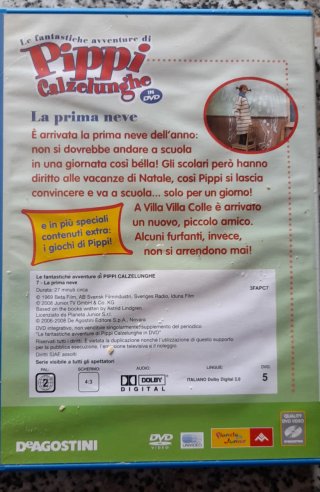N.4 Dvd di Pippi Calzelunghe