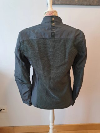 Chaqueta moto mujer verde