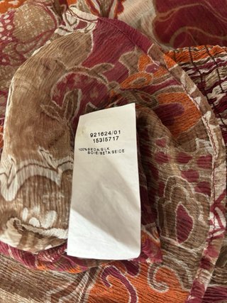 Top vintage floral seda