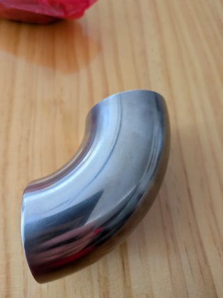 Codo Inox 90° 43mm Pulido