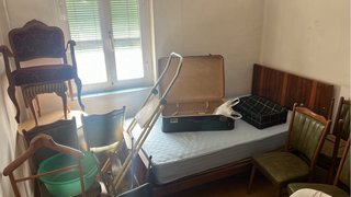 Vajilla y electrodomésticos cocina y muebles, cama