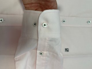 Camisa Carolina Herrera Caballero Rosa 15 1/2