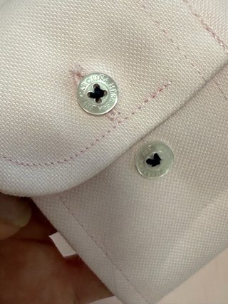 Camisa Carolina Herrera Caballero Rosa 15 1/2
