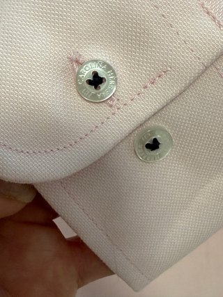 Camisa Carolina Herrera Caballero Rosa 15 1/2