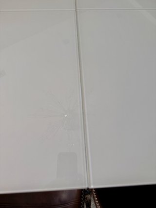 Mesa extensible blanca cristal (90x160/207/254)