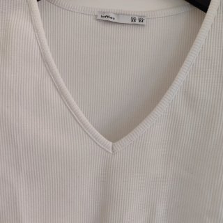 Camiseta crop blanco Lefties XS