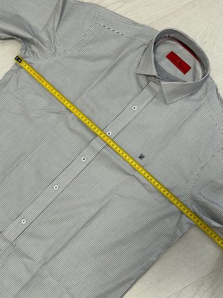 Camisa Carolina Herrera Raya Gris Talla M