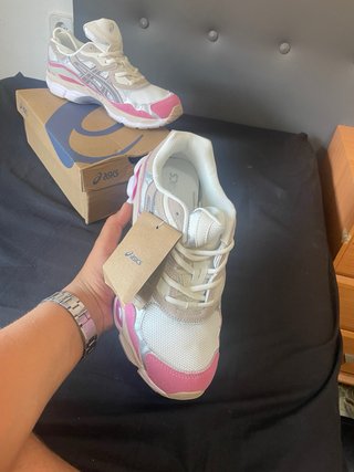 Asics Gel NYC Rosa Blanco Talla 44