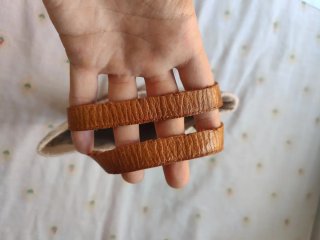 Bolso de tela hecha a mano