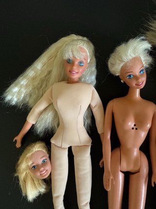 Set di bambole Barbie e Ken anni '90 da smontare