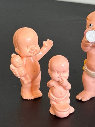 Figuras de PVC de bebés (4 unidades)