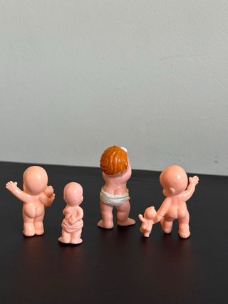 Figuras de PVC de bebés (4 unidades)