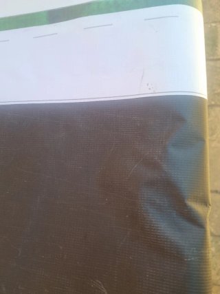 LOTE 2 Lonas PVC 3x8 Negras y Blancas