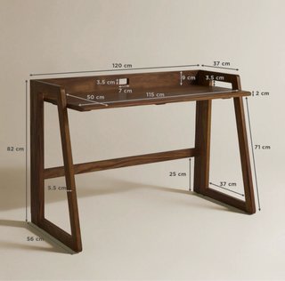 Escritorio plegable de madera