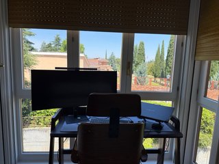Escritorio plegable de madera