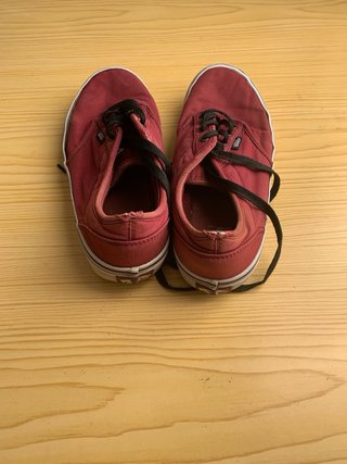 Zapatillas Vans burdeos clásicas