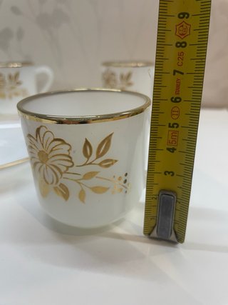Juego Arcopal Vintage Flores Oro