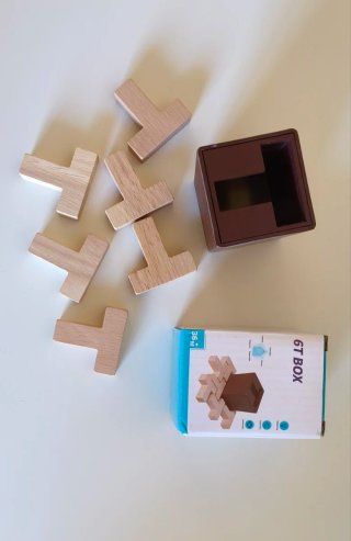 Puzzle 6T Box de Madera