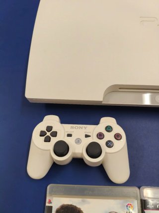 Consola PS3 Slim Blanca + Juegos