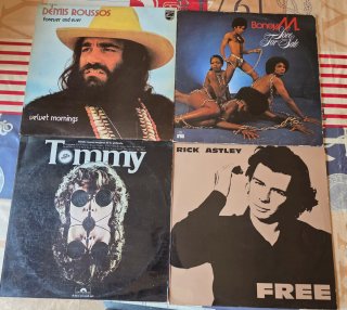Lote Vinilos Sting, The Jacksons, Dire Straits, Be