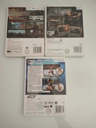 Pack 3 Juegos Wii: Call of Duty x2, WWE