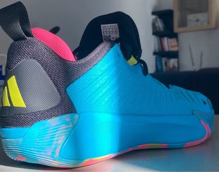 Zapatillas Adidas Azul/Rosa Talla 43.5