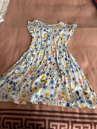 Abito corto fantasia fiori