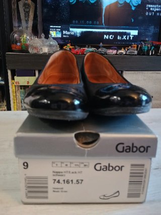 Manoletinas Gabor Negro Talla 43