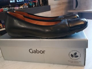 Manoletinas Gabor Negro Talla 43