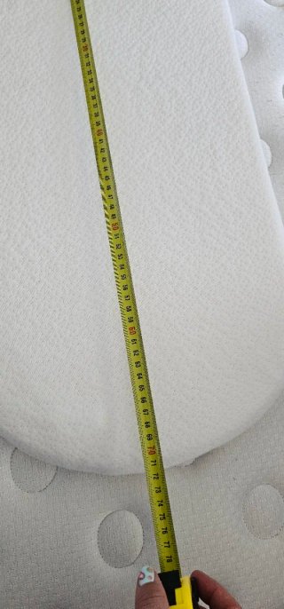 2 Colchones para Minicuna o Capazo Ovalado Blanco