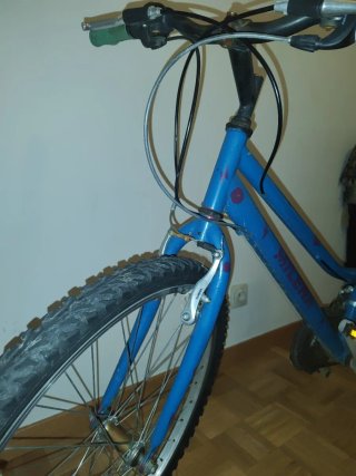 Bicicleta infantil 24 pulgadas azul