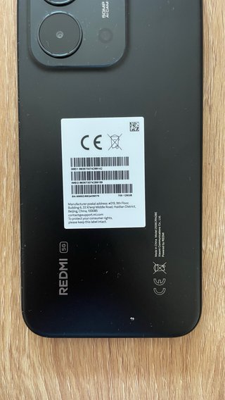 Xiaomi Redmi 15C 5G 128GB Negro