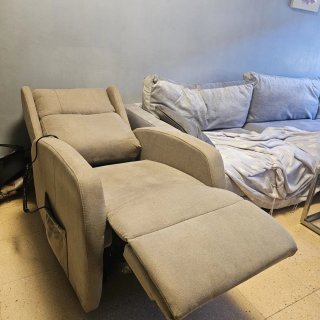Sillón eléctrico relax beige