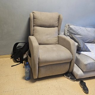 Sillón eléctrico relax beige