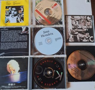 Cds Bob Dylan, Hendrix, King, Cooper Carole King