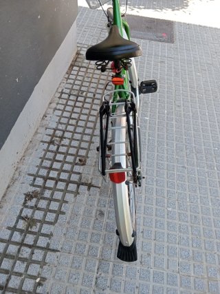Bicicleta kildemoes de paseo verde