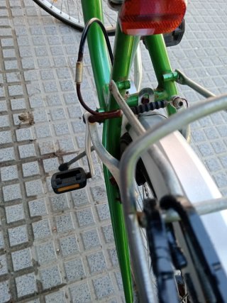 Bicicleta kildemoes de paseo verde