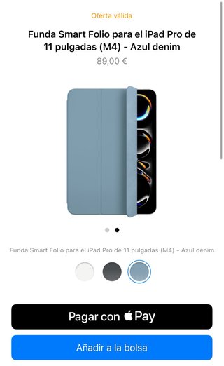 iPad Pro 11” M5 2ºCiclo Batt. Factura +Funda Apple