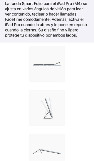 iPad Pro 11” M5 2ºCiclo Batt. Factura +Funda Apple
