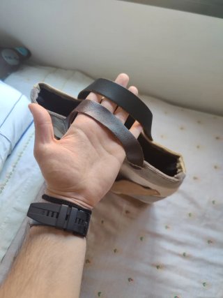 Bolso de tela hecho a mano