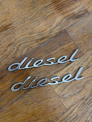 Emblema aletas Diesel Porsche macan