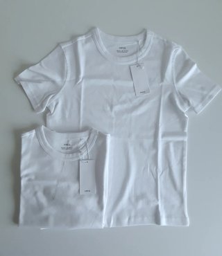 Lote 2 Camisetas MNG Algodón Premium Talla XS