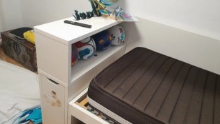 Cama nido con 2 colchones y mesa
