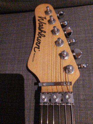 Washburn MG-340 zurdos guitarra eléctrica